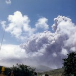 Explosive eruption Aug 1997..