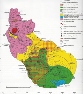Geological map St Eustatius