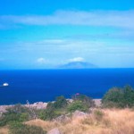 Saba viewed from Northern Centers of St. Eustatius .