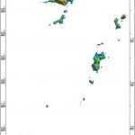Radar Topography Map of Grenadines (North)