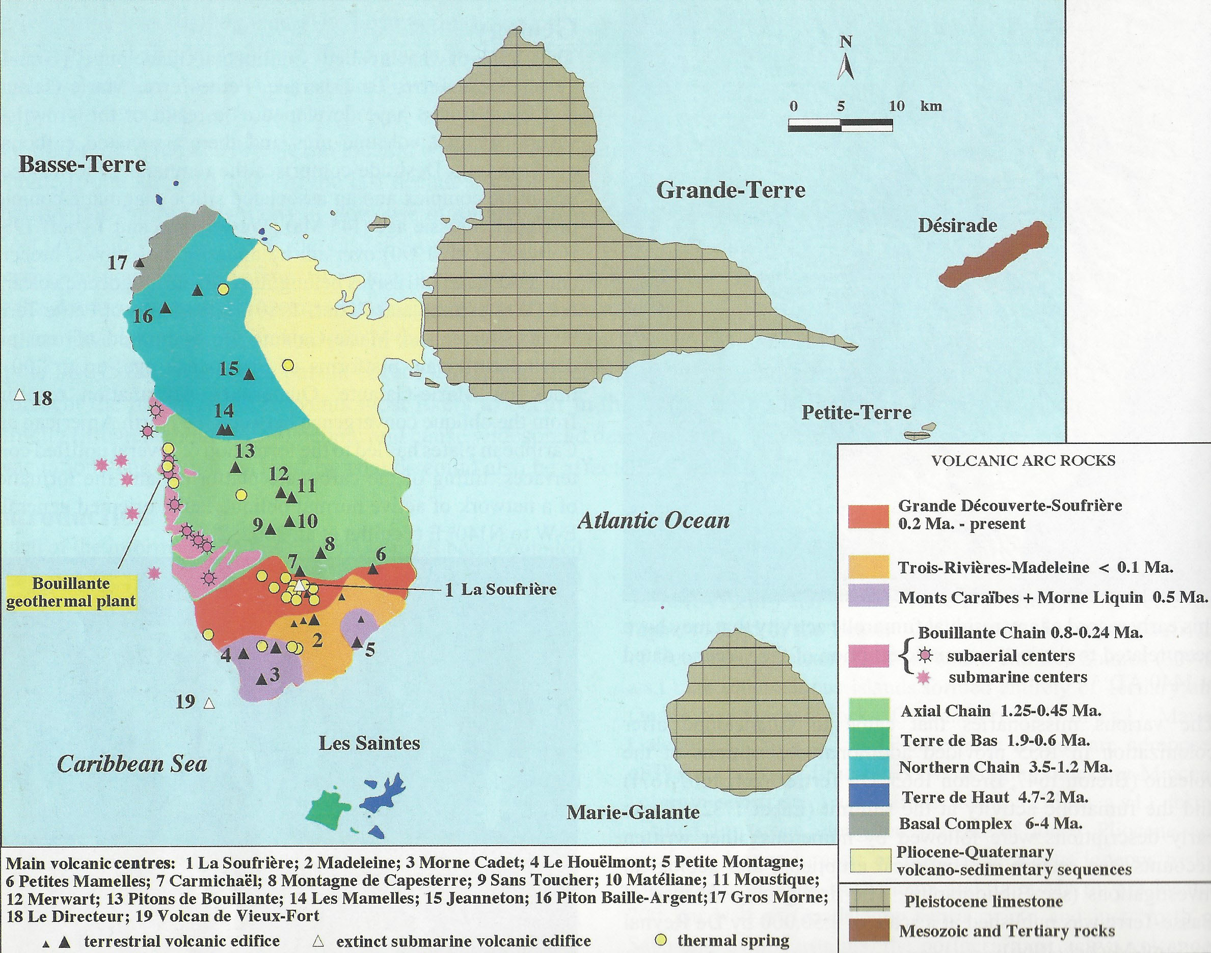 Guadeloupe Geological Map